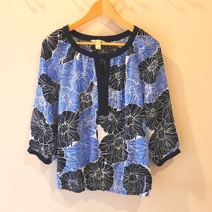 Banana Republic floral blouse size M